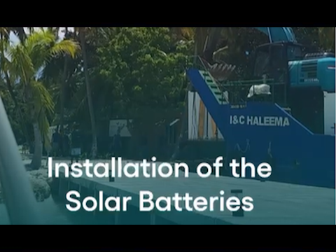 Installation of the Solar Batteries